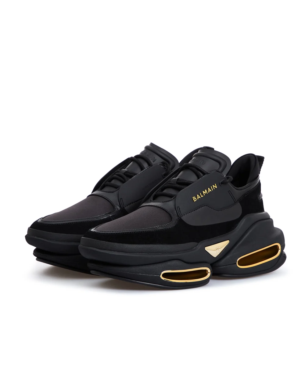 Кроссовки B-Bold Low Balmain BM1VI277LSSE, черный цвет • Купить в интернет-магазине Kameron