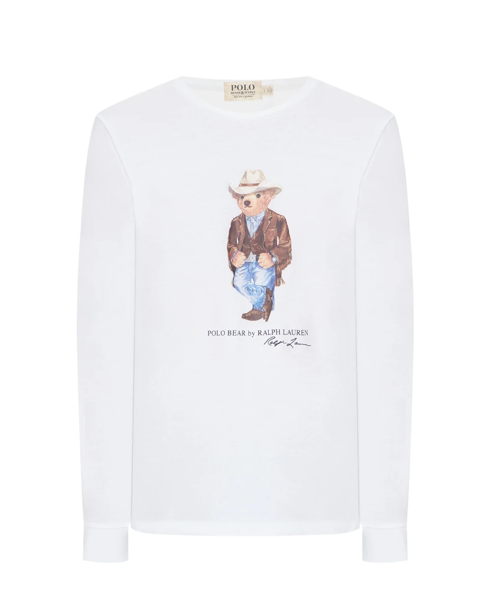 Лонгслив Polo Ralph Lauren 710858030001, белый цвет • Купить в интернет-магазине Kameron
