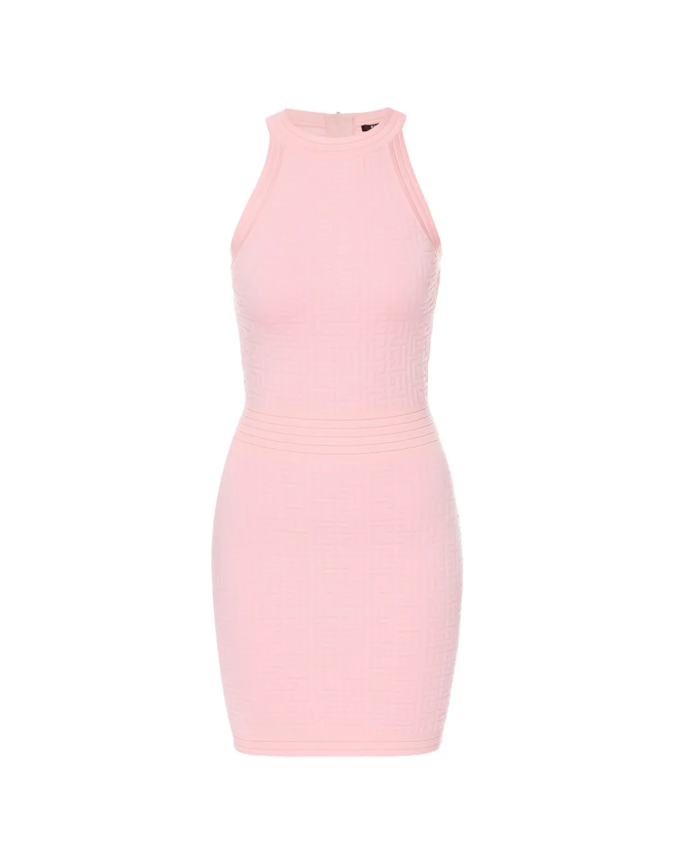 Шерстяное платье Balmain YF1R3087KB02, розовый цвет • Купить в интернет-магазине Kameron