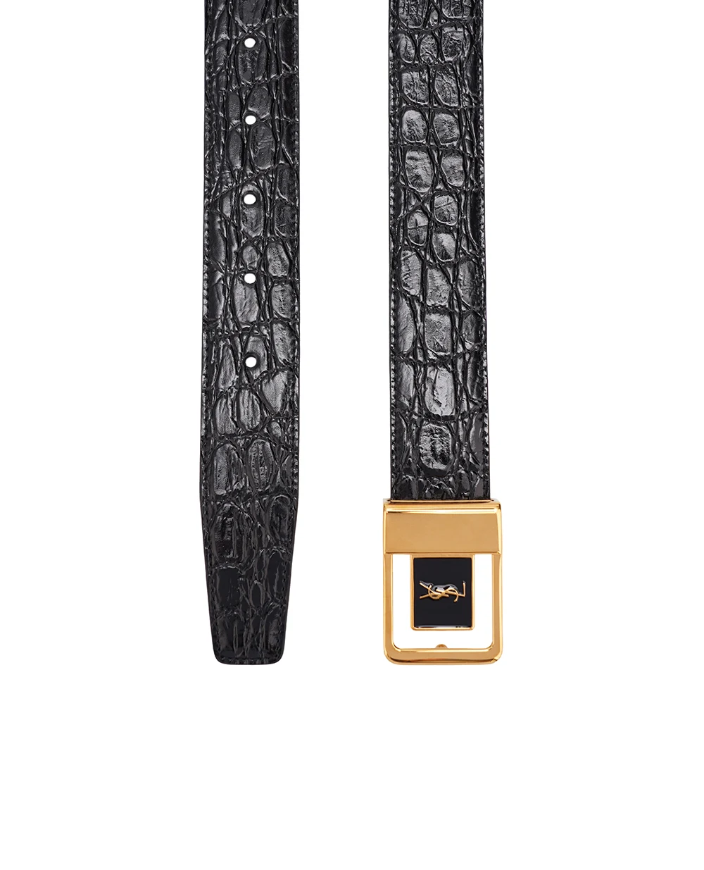Ремень Saint Laurent 732556-1ZQ8J, черный цвет • Купить в интернет-магазине Kameron