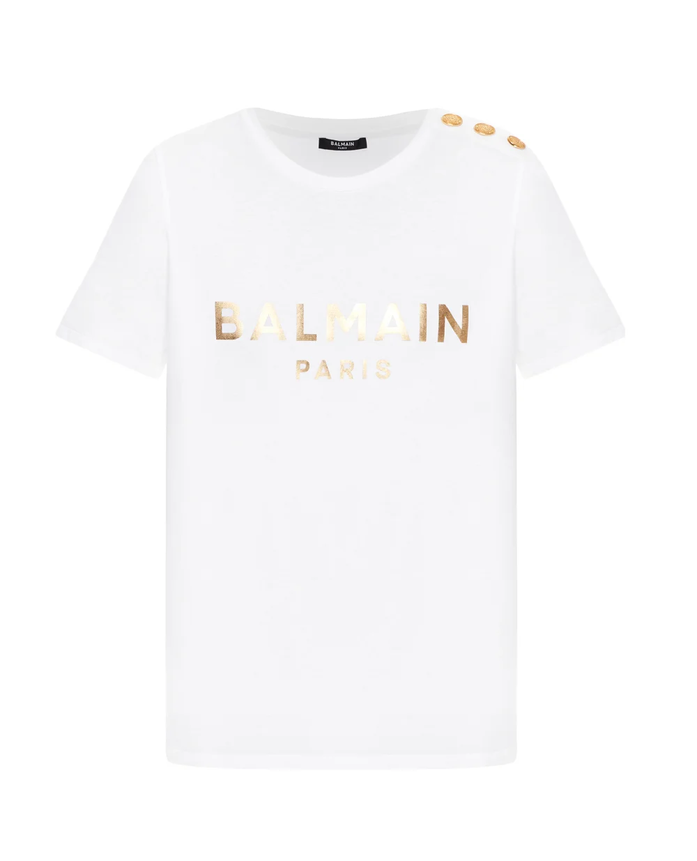 Футболка Balmain VF0EF005B020, белый цвет • Купить в интернет-магазине Kameron