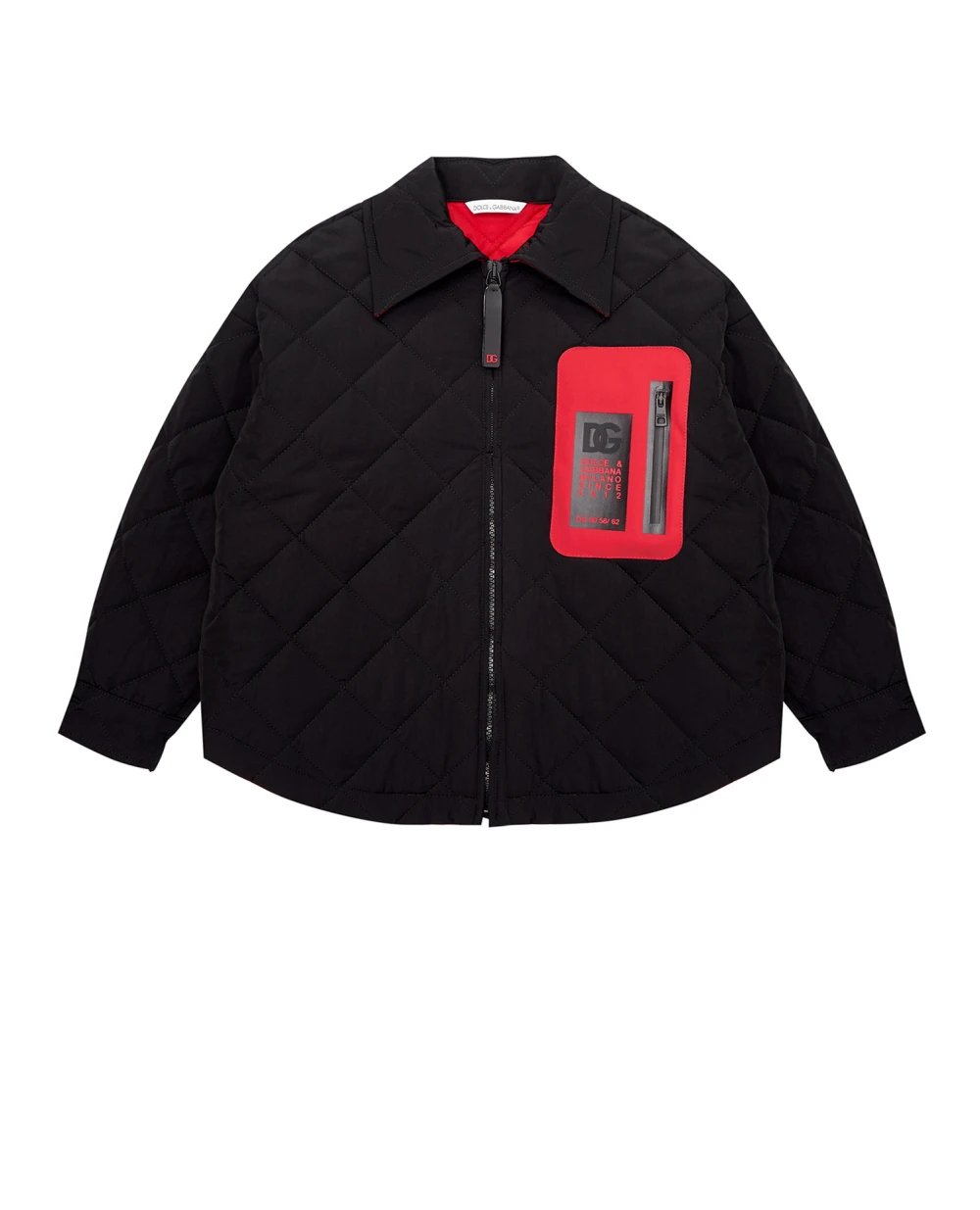 Куртка Dolce&Gabbana Kids L4JC16-G7BUB-S, черный цвет • Купить в интернет-магазине Kameron
