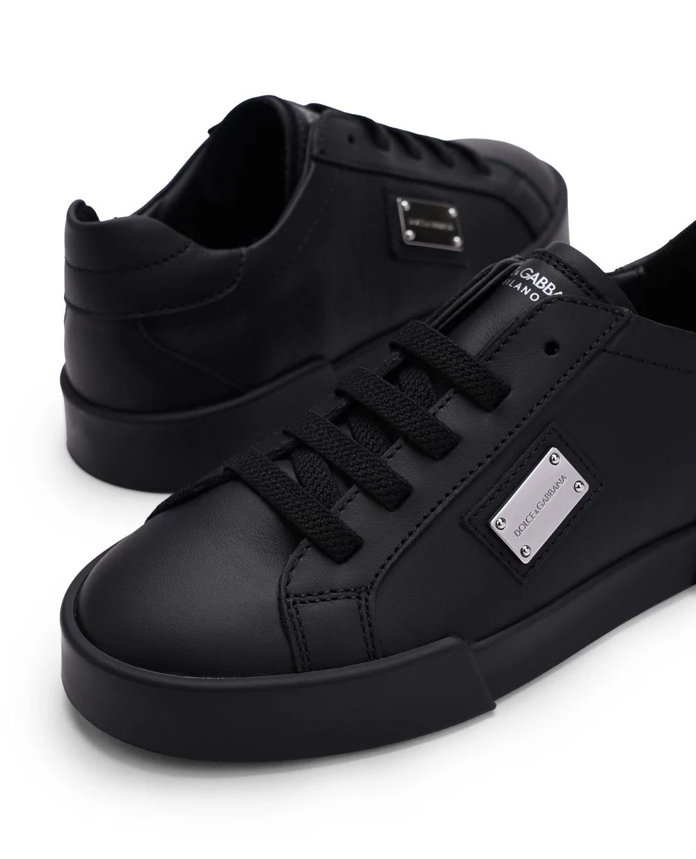Детские кеды Dolce&Gabbana Kids DA5183-A3444-L, черный цвет • Купить в интернет-магазине Kameron