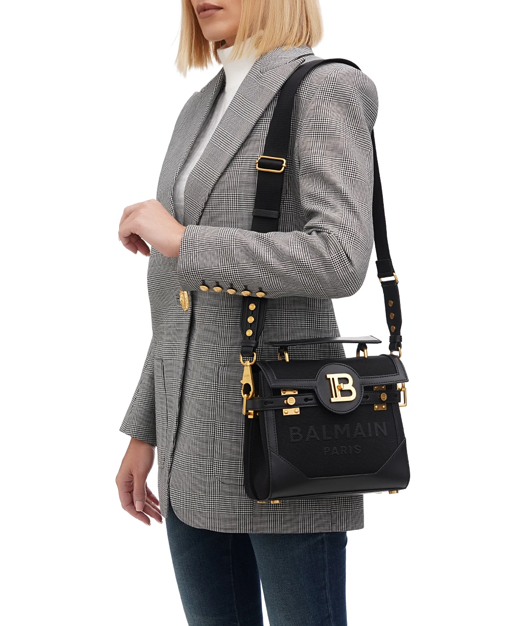 Сумка B-Buzz 23 Balmain BN0DB530TCDY, черный цвет • Купить в интернет-магазине Kameron