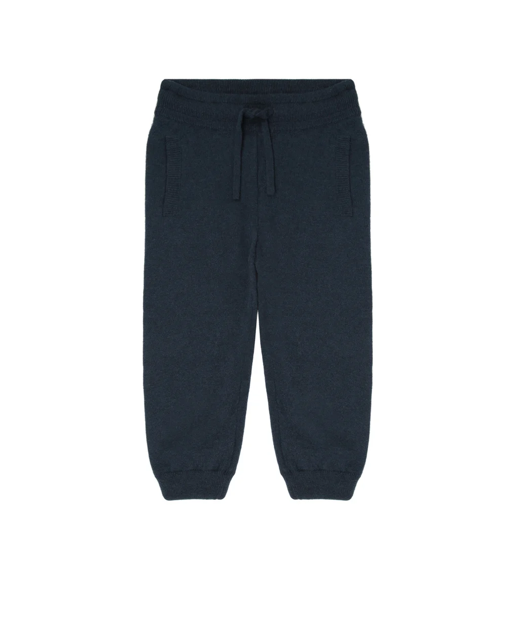 Кашемировые брюки Dolce&Gabbana Kids L4KP00-JAW00-B, синий цвет • Купить в интернет-магазине Kameron
