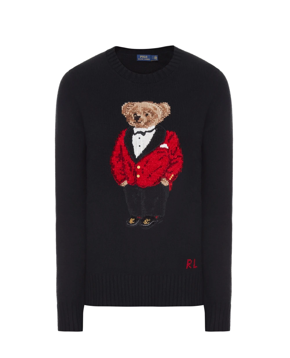 Шерстяной свитер Polo Ralph Lauren 211830473001, черный цвет • Купить в интернет-магазине Kameron