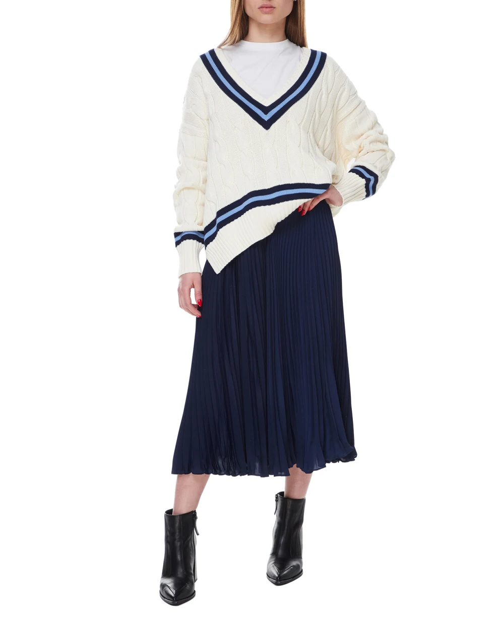 Пуловер Cricket Polo Ralph Lauren 211891676001, белый цвет • Купить в интернет-магазине Kameron