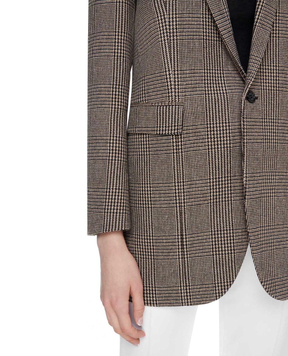 Шерстяной жакет Saint Laurent 634301-Y5B64, бежевый цвет • Купить в интернет-магазине Kameron