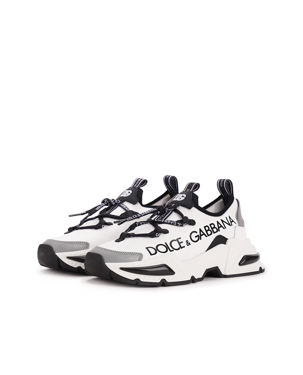 Детские кроссовки Dolce&Gabbana Kids DA5203-AB068-M, белый цвет • Купить в интернет-магазине Kameron