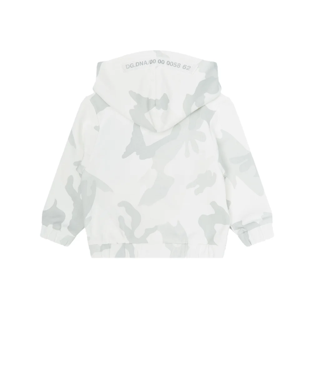 Худи Dolce&Gabbana Kids L1JWAC-G7YIT, белый цвет • Купить в интернет-магазине Kameron