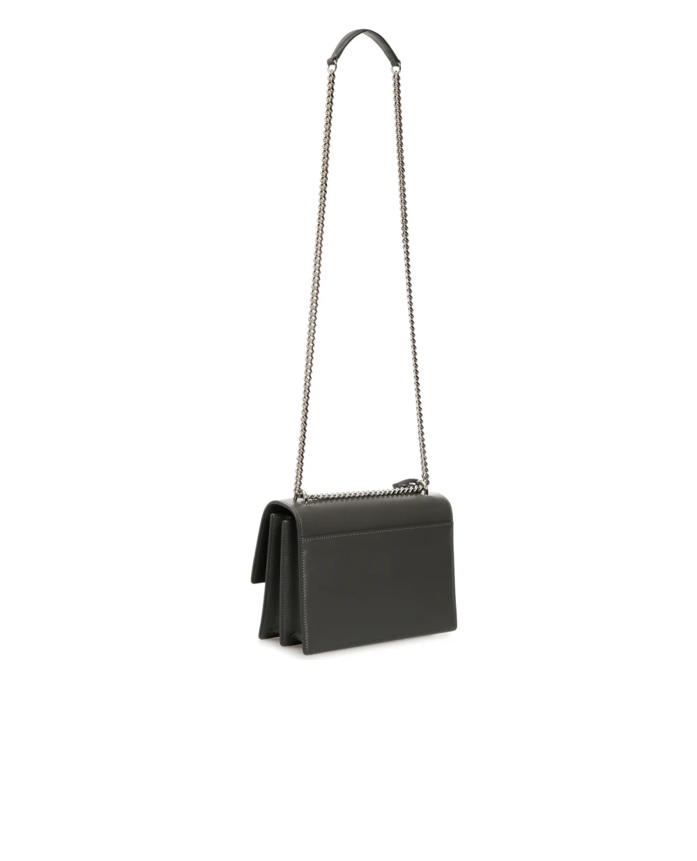 Кожаная сумка Sunset Medium Saint Laurent 442906-D420N-, серый цвет • Купить в интернет-магазине Kameron