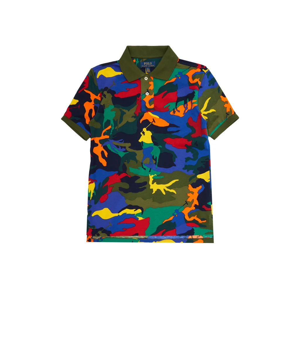 Детское поло Polo Ralph Lauren Kids 323844629001, разноцветный цвет • Купить в интернет-магазине Kameron