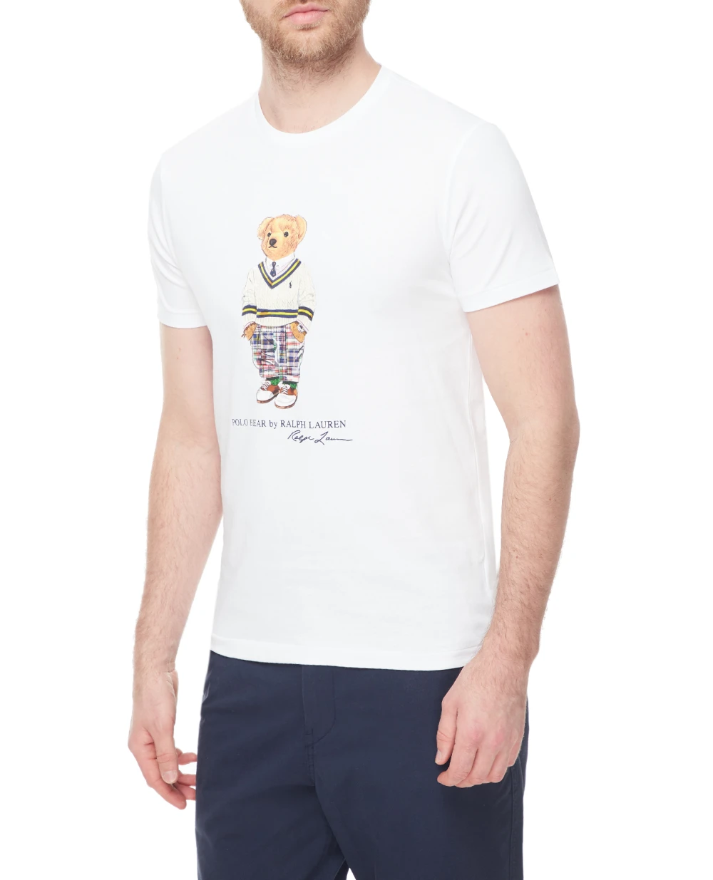 Футболка Polo Bear Polo Ralph Lauren 710853310018, белый цвет • Купить в интернет-магазине Kameron
