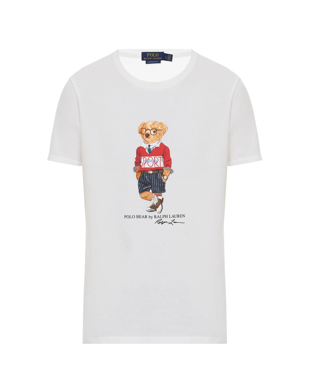 Футболка Polo Ralph Lauren 710803488002, белый цвет • Купить в интернет-магазине Kameron