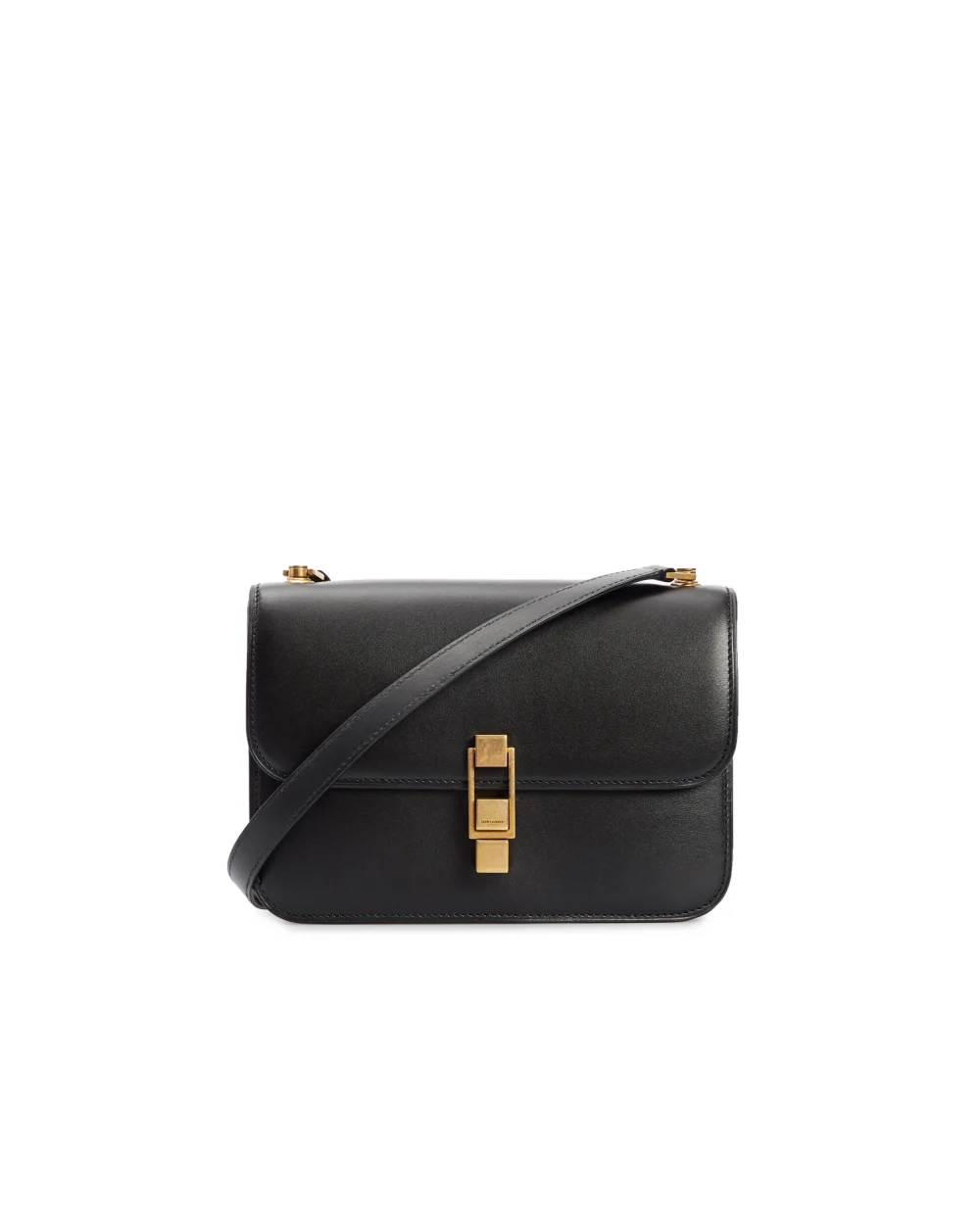 Кожаная сумка Carré Saint Laurent 633214-1YF0W-, черный цвет • Купить в интернет-магазине Kameron