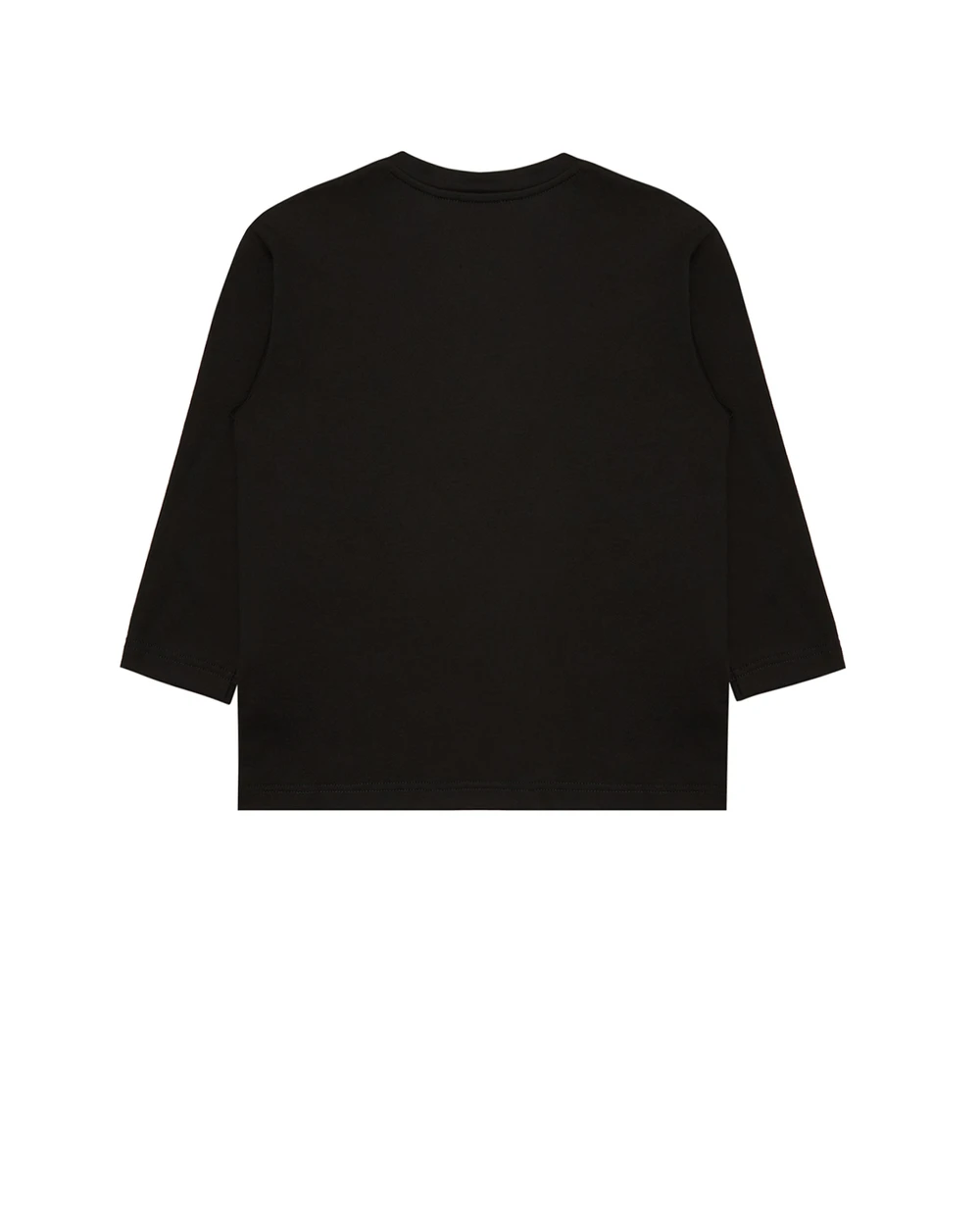 Детский лонгслив Dolce&Gabbana Kids L4JTDN-G7BFP-B, черный цвет • Купить в интернет-магазине Kameron