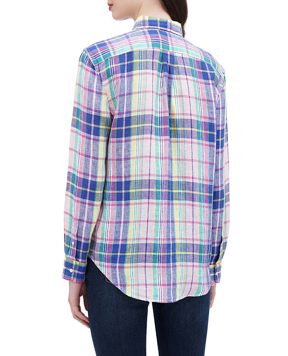 Льняная рубашка Polo Ralph Lauren 211920926006, разноцветный цвет • Купить в интернет-магазине Kameron