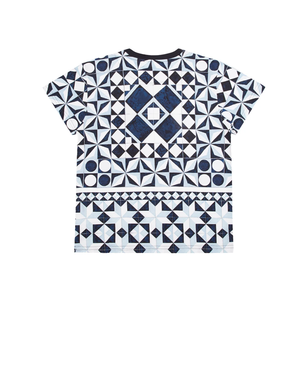 Футболка Dolce&Gabbana Kids L4JTBL-G7YBL-B, синий цвет • Купить в интернет-магазине Kameron