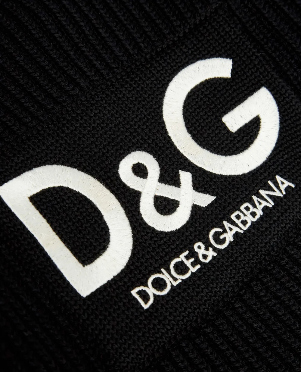 Шерстяной свитер Dolce&Gabbana Kids L5KWF5-JBVK3-S, черный цвет • Купить в интернет-магазине Kameron