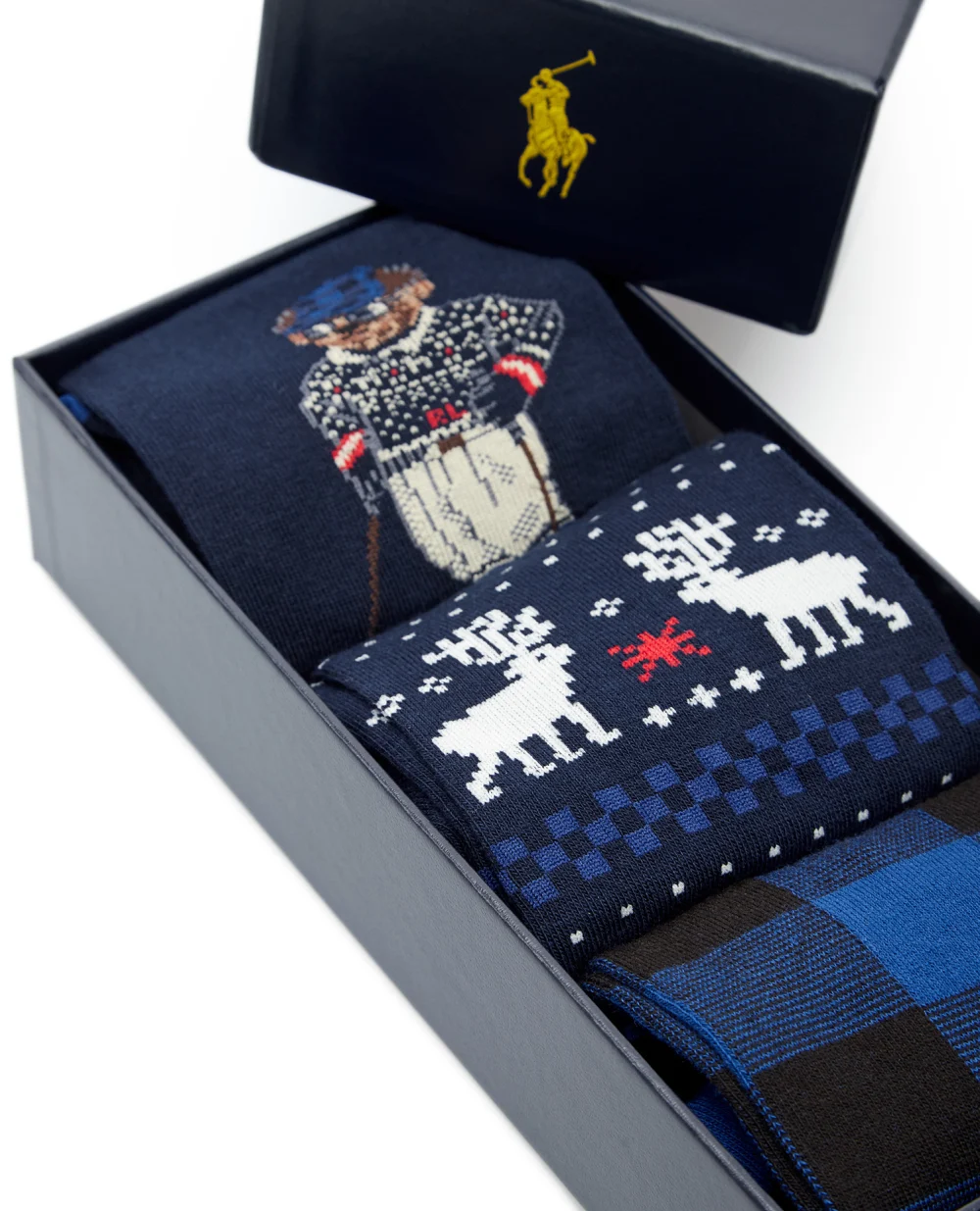 Носки (3 пары) Polo Ralph Lauren 449858069001, разноцветный цвет • Купить в интернет-магазине Kameron