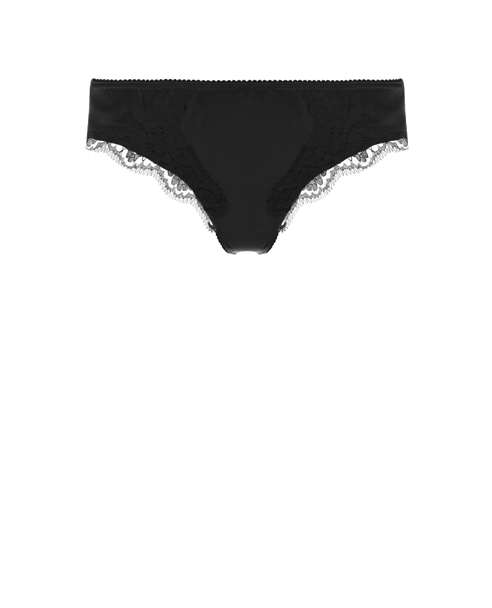 Шелковые трусики Dolce&Gabbana O2A02T-FUAD8, черный цвет • Купить в интернет-магазине Kameron