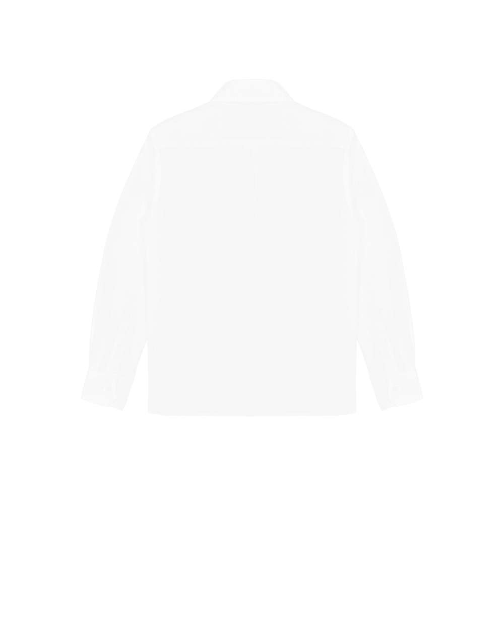 Льняная рубашка Dolce&Gabbana Kids L42S70-G7YEA-S, белый цвет • Купить в интернет-магазине Kameron