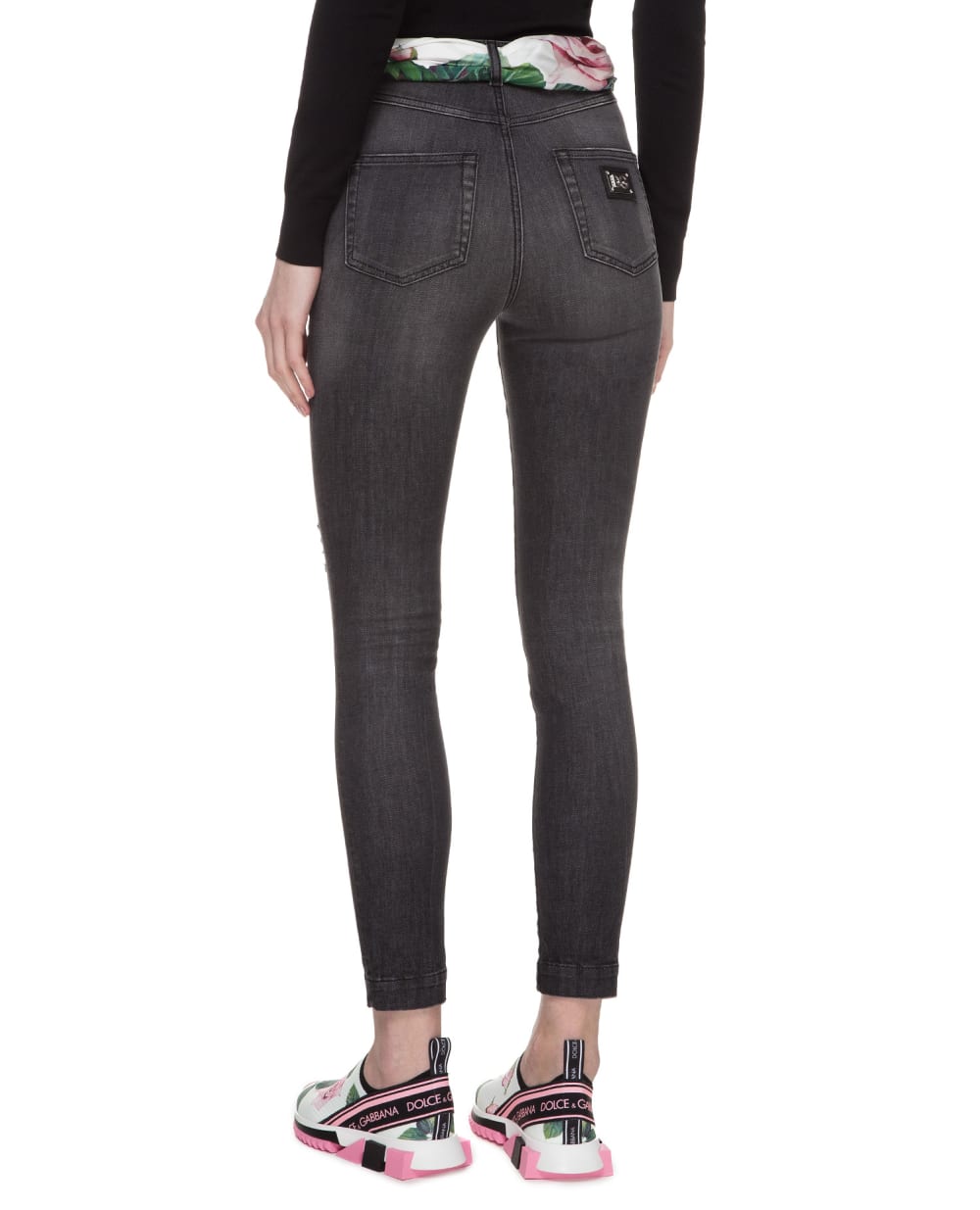 Джинсы Audrey Dolce&Gabbana FTAH6D-G899D, черный цвет • Купить в интернет-магазине Kameron