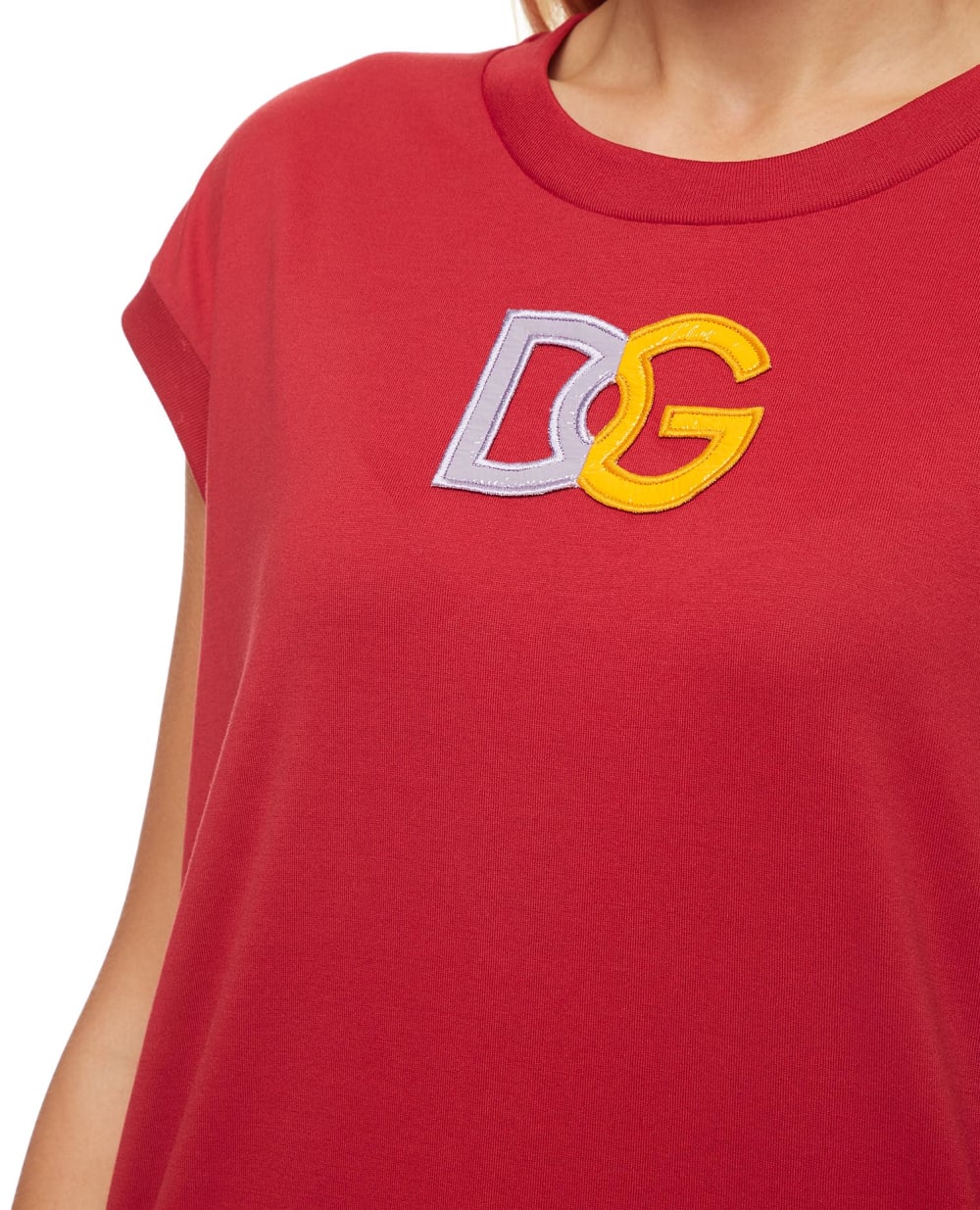 Топ Dolce&Gabbana F8M69Z-G7A5R, красный цвет • Купить в интернет-магазине Kameron