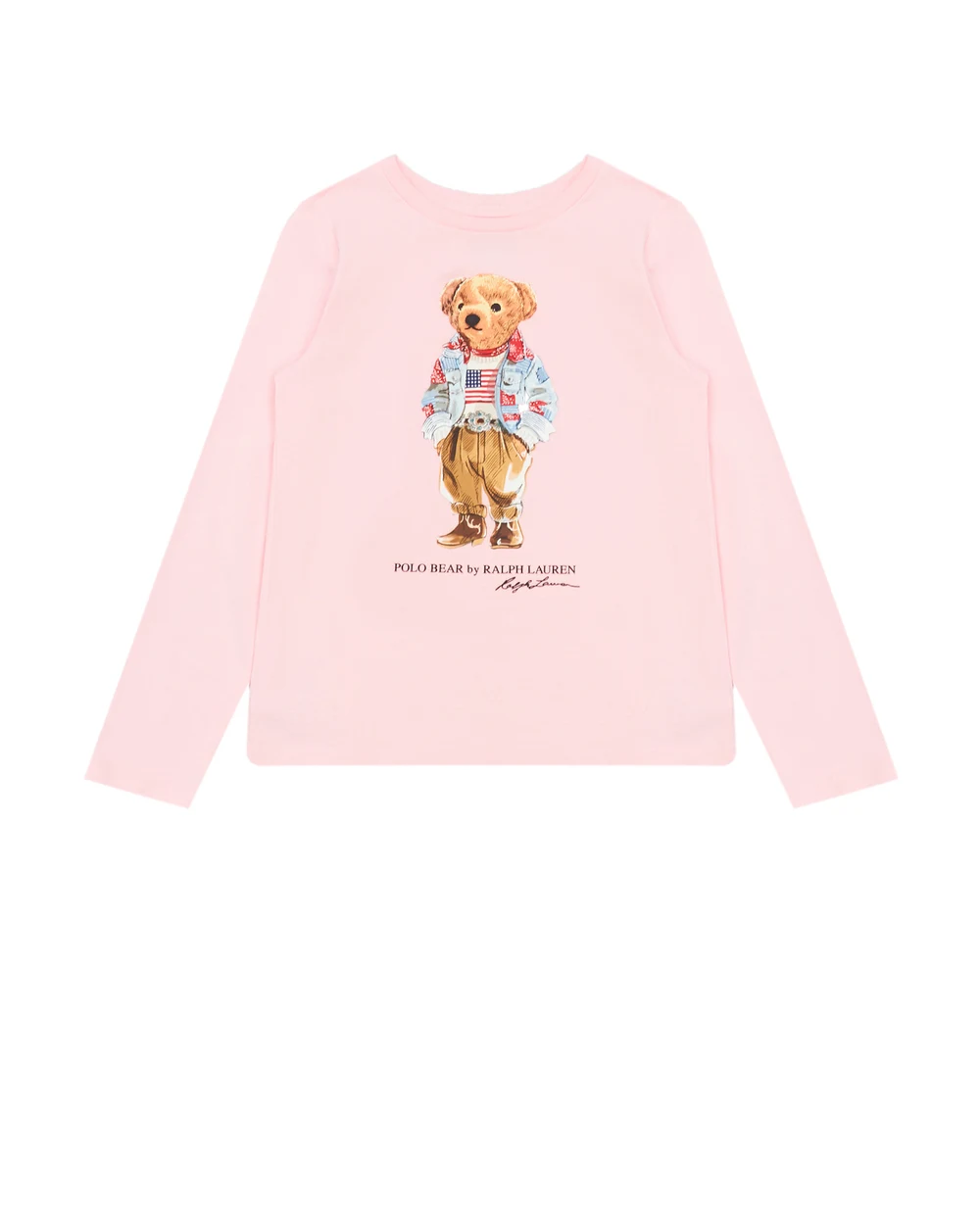 Лонгслив Polo Ralph Lauren Kids 312854212001, розовый цвет • Купить в интернет-магазине Kameron