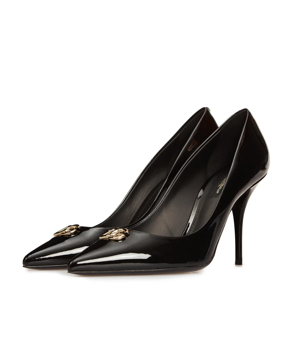 Кожаные лодочки Cardinale Dolce&Gabbana CD1648-A1471, черный цвет • Купить в интернет-магазине Kameron