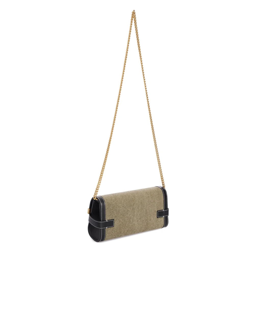 Сумка  B-Buzz Pouch 23 Balmain AN1LE596TCLB, оливковый цвет • Купить в интернет-магазине Kameron