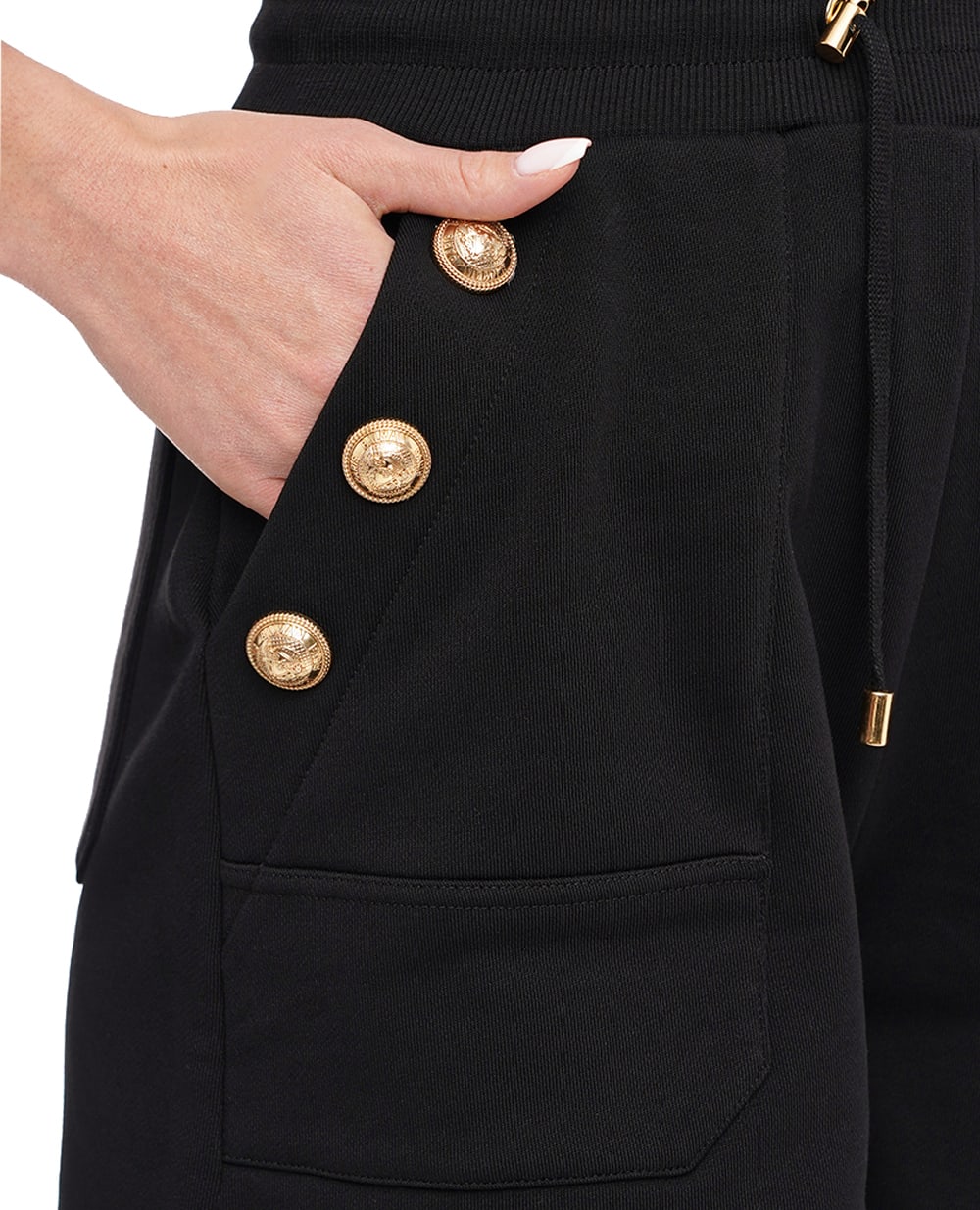 Шорты Balmain CF1OA060JH95, черный цвет • Купить в интернет-магазине Kameron