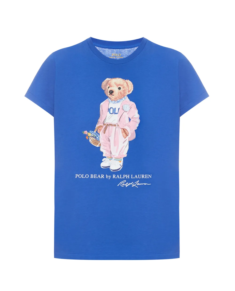 Футболка Polo Ralph Lauren 211838100002, синий цвет • Купить в интернет-магазине Kameron