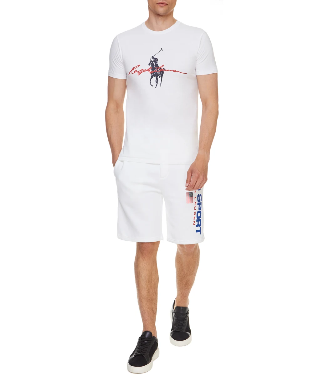 Футболка Polo Ralph Lauren 710839050001, белый цвет • Купить в интернет-магазине Kameron