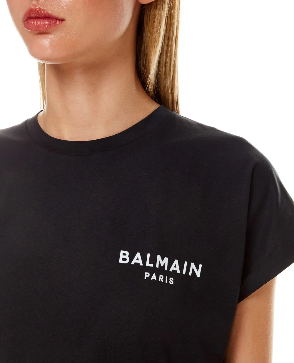 Футболка Balmain WF1EF010B013, черный цвет • Купить в интернет-магазине Kameron