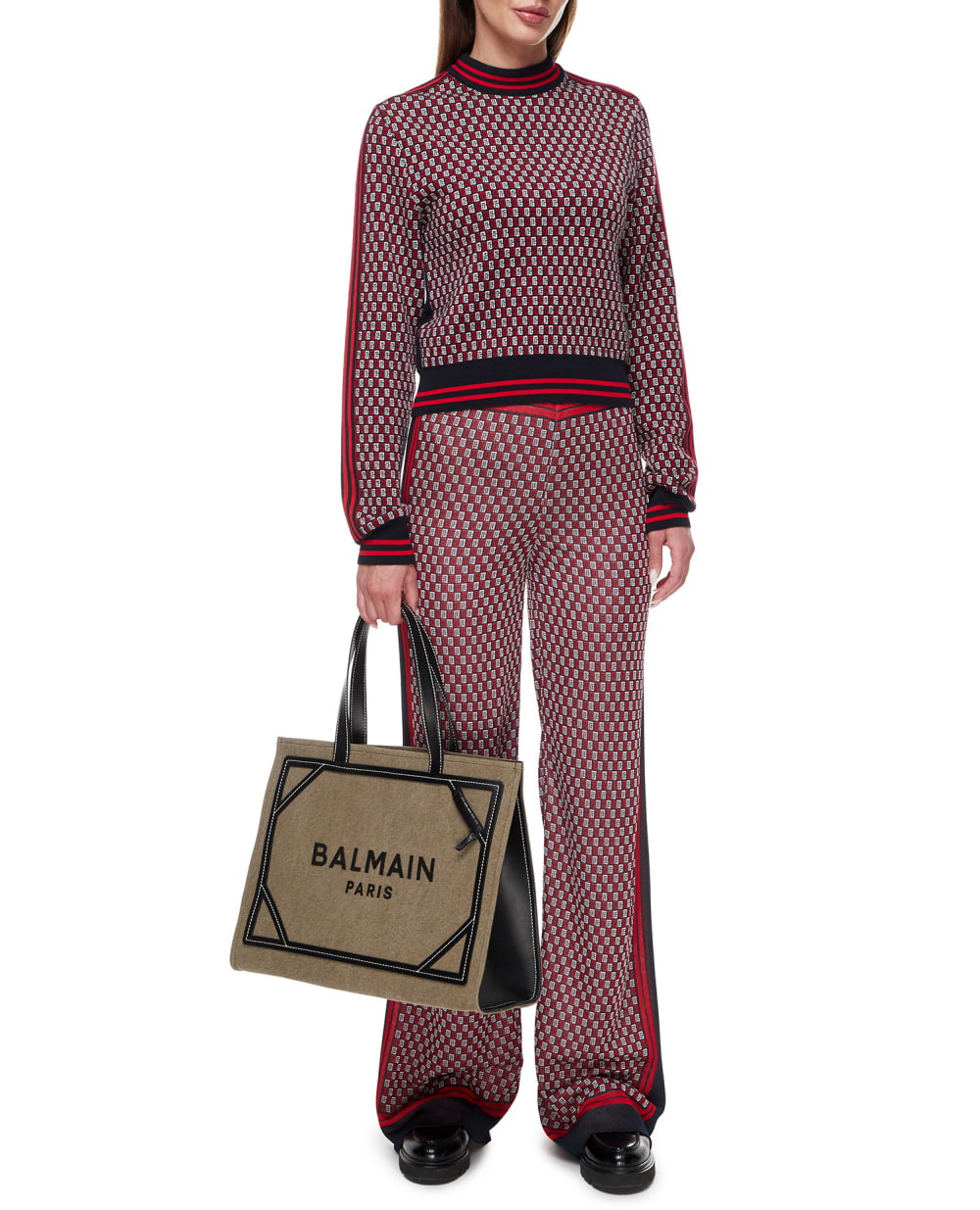 Сумка B-Army Balmain BN1FF810TDVY, оливковый цвет • Купить в интернет-магазине Kameron