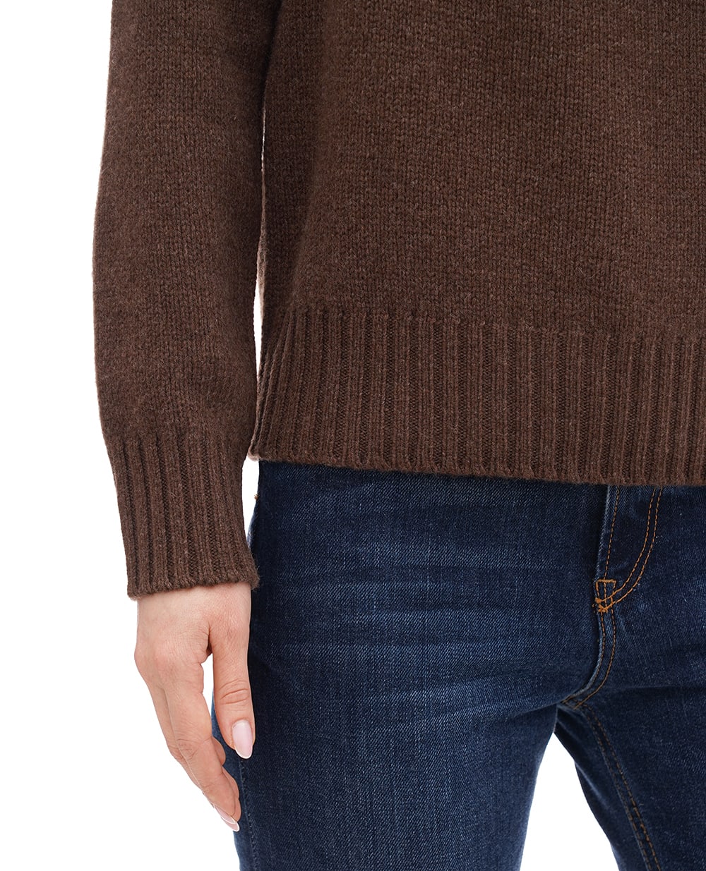 Свитер Polo Ralph Lauren 211891667005, коричневый цвет • Купить в интернет-магазине Kameron