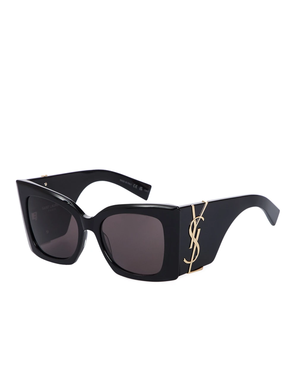 Солнцезащитные очки Saint Laurent SL M119 BLAZE-001, черный цвет • Купить в интернет-магазине Kameron