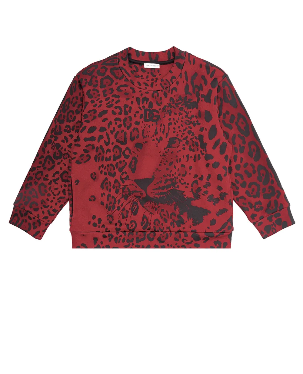 Свитшот Dolce&Gabbana Kids L4JWCL-G7BUQ-B, красный цвет • Купить в интернет-магазине Kameron