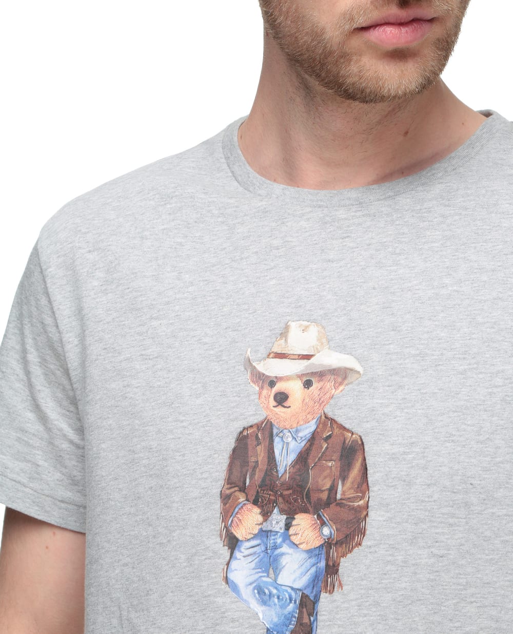 Футболка Polo Bear Polo Ralph Lauren 710858029001, серый цвет • Купить в интернет-магазине Kameron