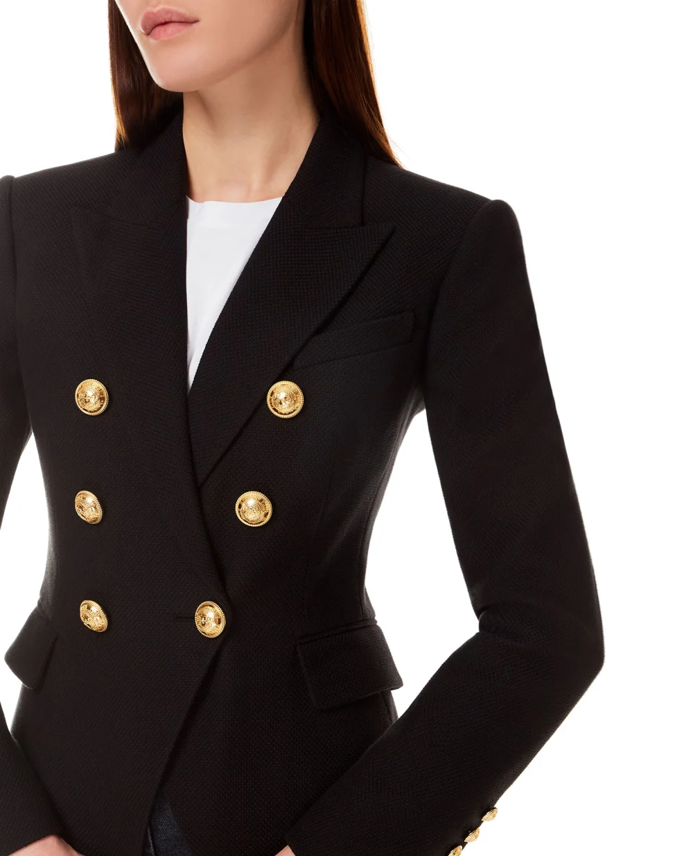 Жакет Balmain XF1SG000CB11, черный цвет • Купить в интернет-магазине Kameron