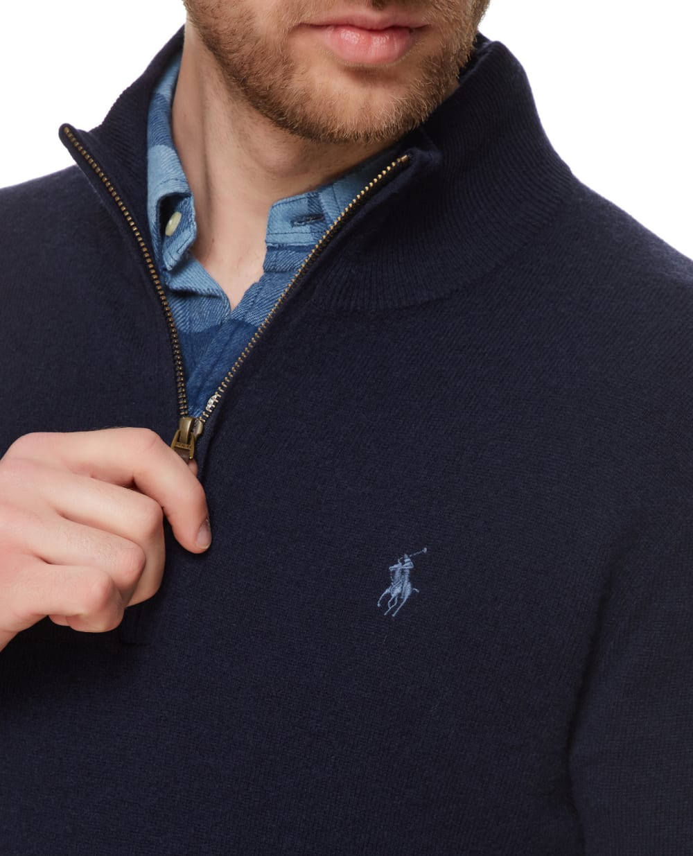 Шерстяной джемпер Polo Ralph Lauren 710723053004, синий цвет • Купить в интернет-магазине Kameron