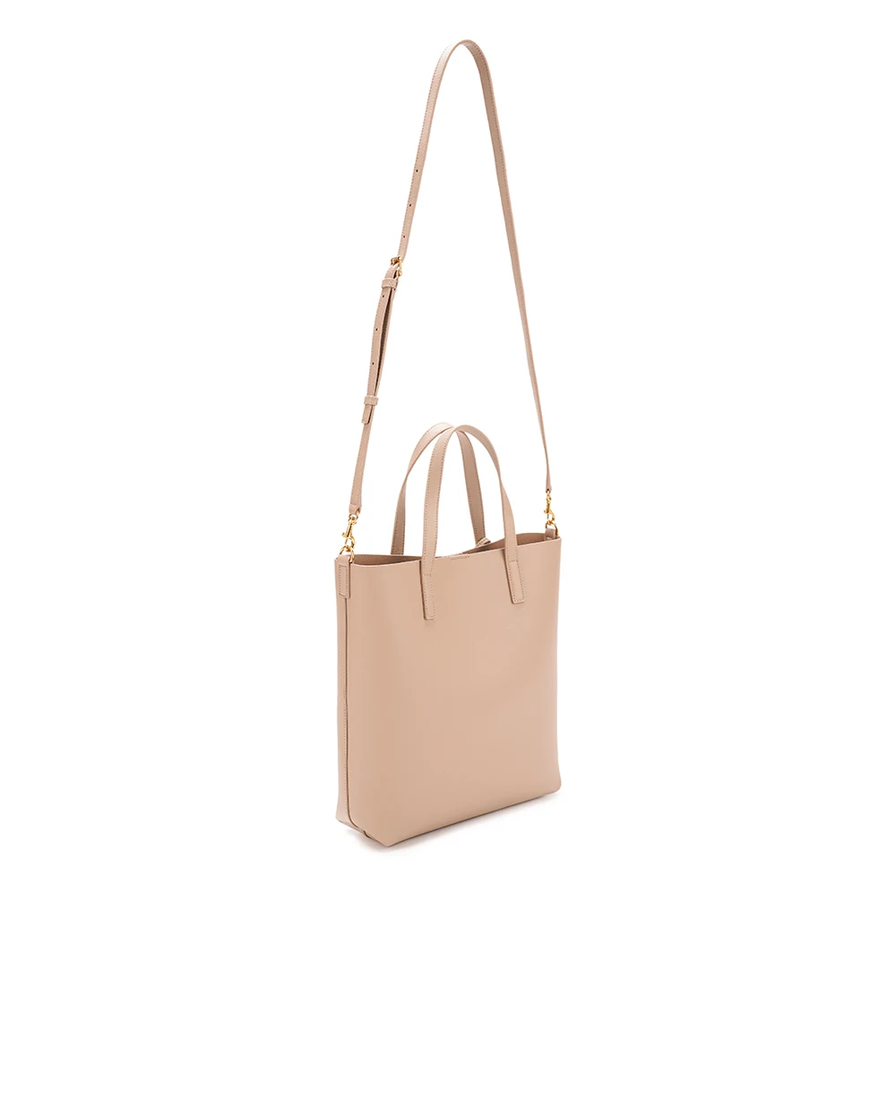 Кожаная сумка Shopping Toy Saint Laurent 600307-CSV0J, бежевый цвет • Купить в интернет-магазине Kameron