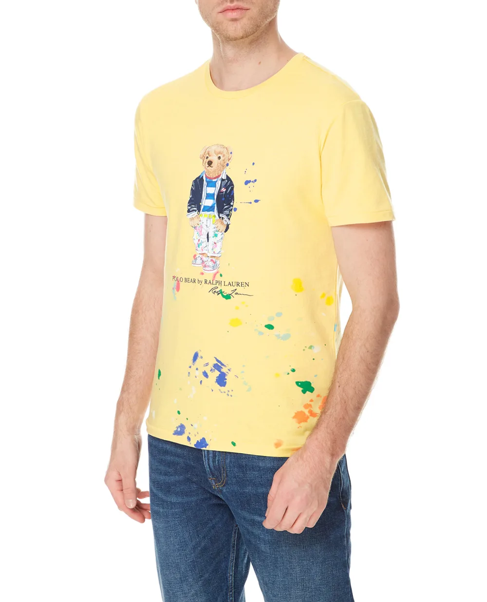 Футболка Polo Ralph Lauren 710858031002, желтый цвет • Купить в интернет-магазине Kameron