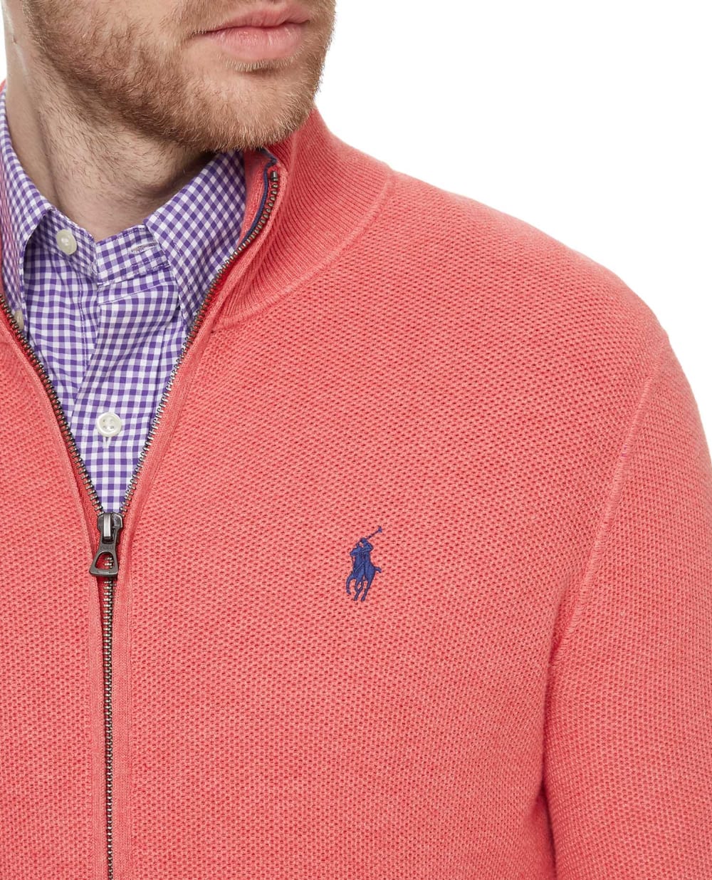 Кардиган Polo Ralph Lauren 710692706003, коралловый цвет • Купить в интернет-магазине Kameron
