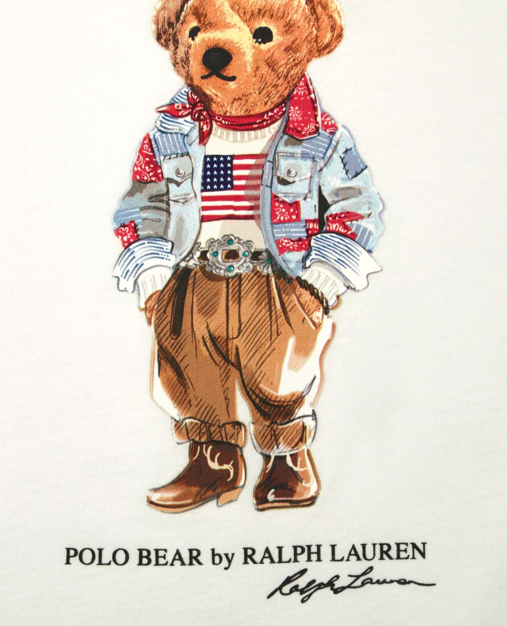 Детская футболка Polo Bear Polo Ralph Lauren Kids 311850649001, белый цвет • Купить в интернет-магазине Kameron