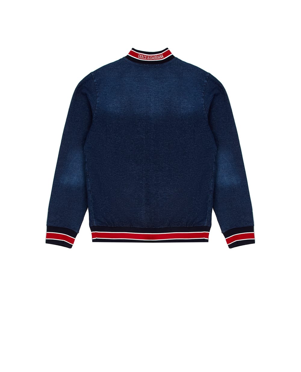 Бомбер Dolce&Gabbana Kids L4JW0Z-G7XCO-S, синий цвет • Купить в интернет-магазине Kameron