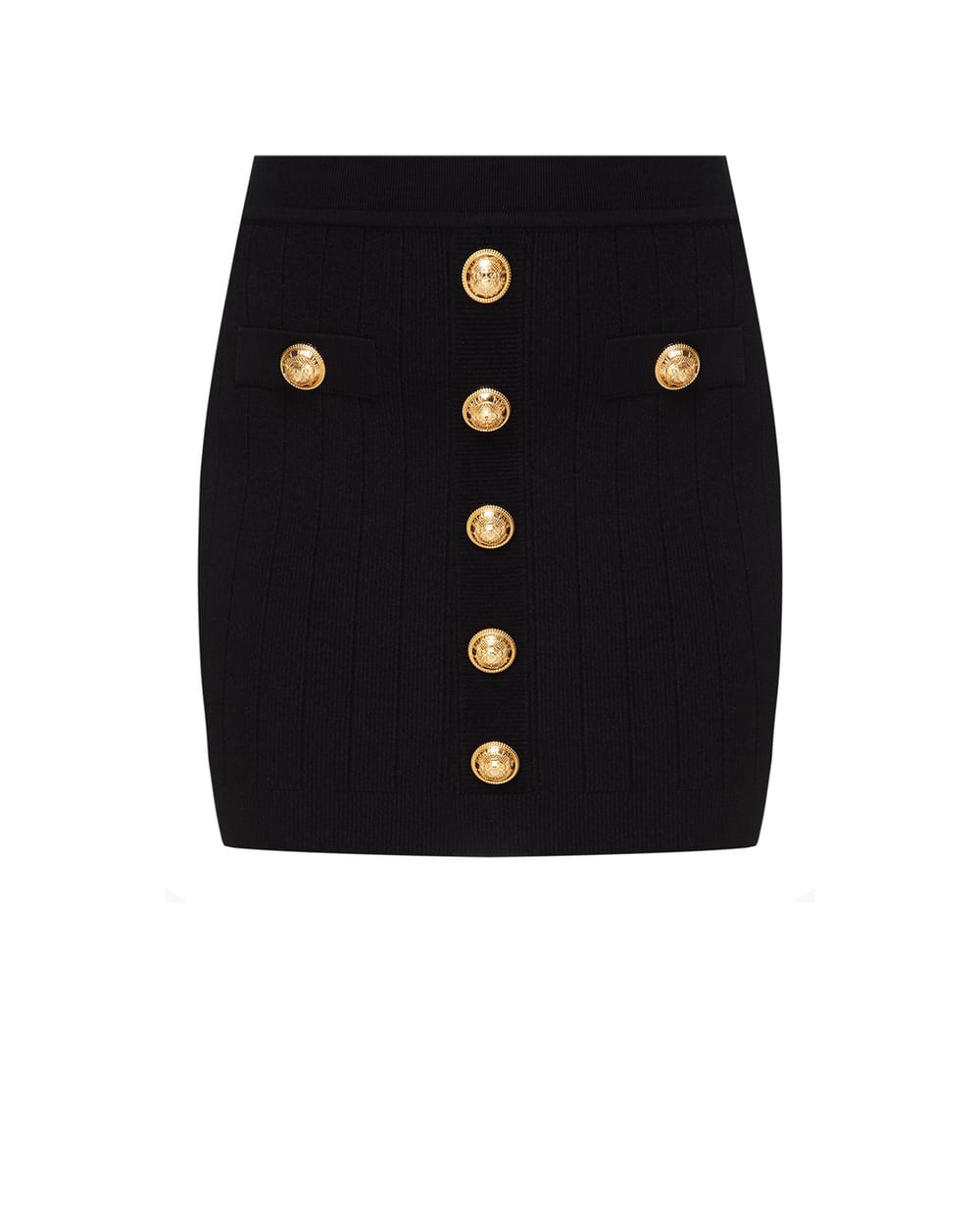 Спідниця Balmain DF1LB290KB07, чорний колір • Купити в інтернет-магазині Kameron