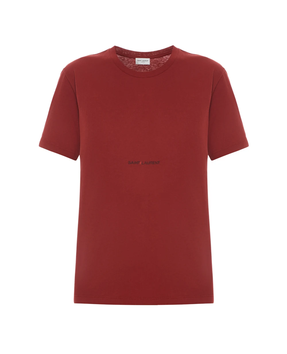 Футболка Saint Laurent 660774-YBYL2, бордовый цвет • Купить в интернет-магазине Kameron