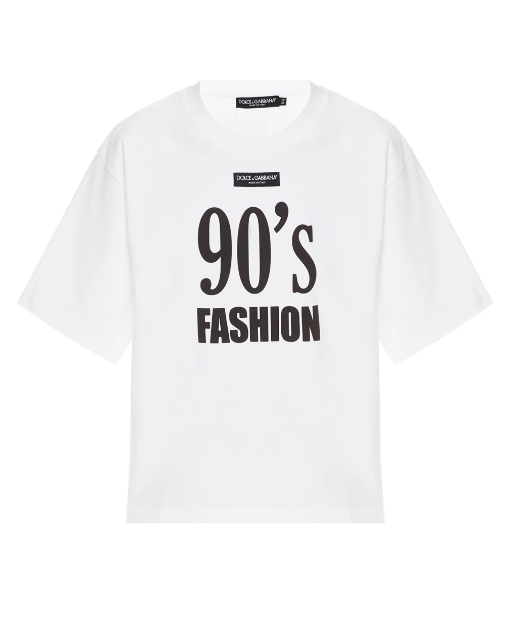 Футболка Dolce&Gabbana F8O49T-HU7H8, белый цвет • Купить в интернет-магазине Kameron